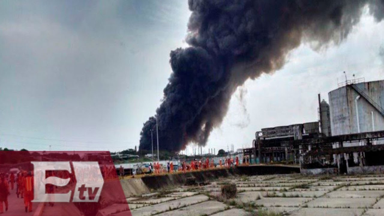 Fuerte explosión en planta de Pemex en Coatzacoalcos, Veracruz / Ricardo Salas