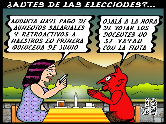 ¿Antes de las elecciones?