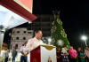 Se realizó el encendido del Árbol Navideño
