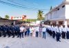 Alcalde y cabildo de Tuxpan encabezaron pase de lista en la Secretaría de Seguridad Pública Municipal