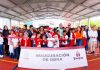 El Gobierno de Tuxpan entregó la construcción de Techado en el Área Multideportiva de la escuela primaria Luis Donaldo Colosio, de Infonavit Tulipanes